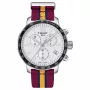 TISSOT T-Sport Quickster reloj cronógrafo para hombre 42mm esfera negra correa NATO T0954171707