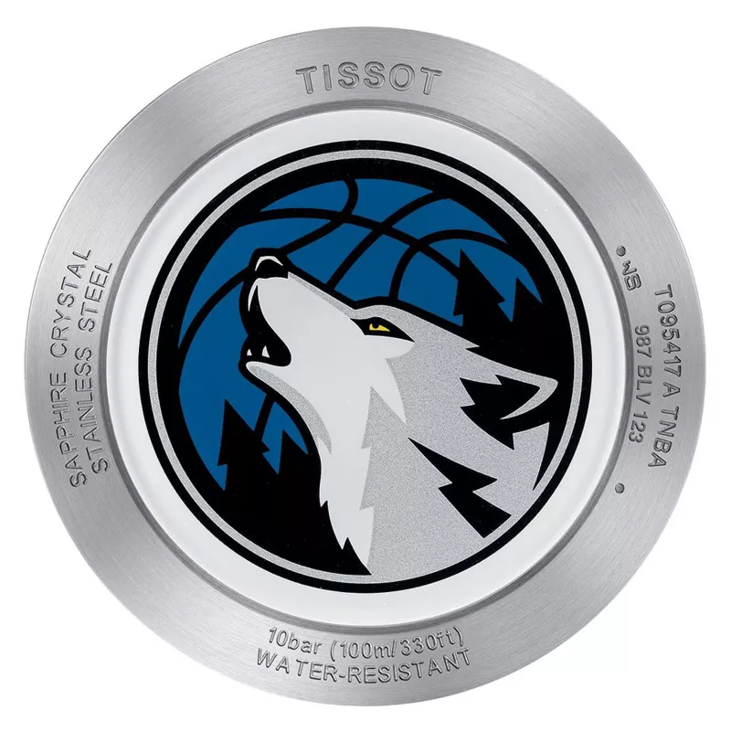 TISSOT T-Sport Quickster cronógrafo de hombre 42mm correa de acero inoxidable PVD negro y nailon