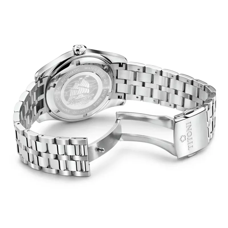TITONI Reloj automático hombre 83908S-690 40mm acero inoxidable