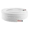 Tubo de cobre Tivento Flex 1/2 pulgadas con aislamiento, rollo de 25 m