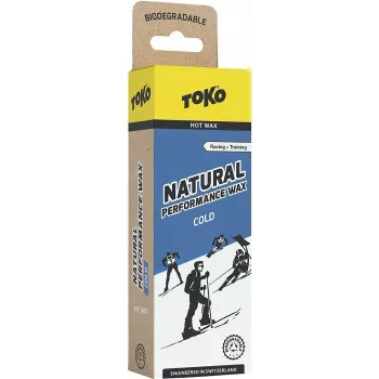 Toko Natural Performance Rub On Cera de deslizamiento azul 120g