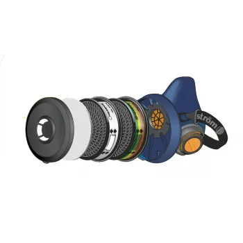 Toko Racing Protection Mask - Negro, unisex, mascarilla facial de neopreno para esquí y snowboard