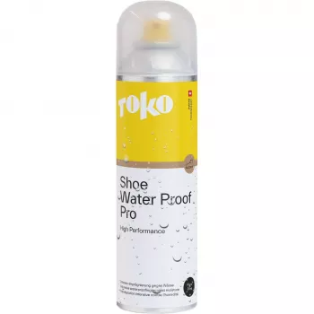 Toko Shoe Water Proof Pro 250ml - Spray impermeabilizante sin PFC para cuero, ante, nobuk, textiles, sintéticos, membranas transpirables