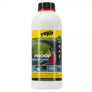 TOKO Tent and Pack Proof 1000 ml recambio - Impermeabilizante y tratamiento hidrófugo para tiendas de campaña, mochilas y textiles de exterior