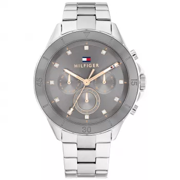 Reloj analógico de cuarzo de hombre Tommy Hilfiger Damon 40mm acero inoxidable esfera azul