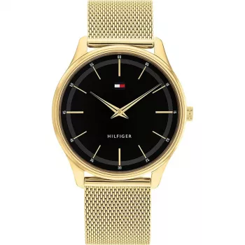 Reloj Tommy Hilfiger hombre 1710469 analógico de cuarzo 40mm esfera azul correa de piel marrón