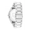 Tommy Hilfiger Reloj analógico de cuarzo hombre 1710541 44mm caja de acero inoxidable correa de piel marrón esfera azul
