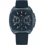 Reloj de hombre Tommy Hilfiger 1710558 analógico de cuarzo 40 mm esfera azul piel marrón