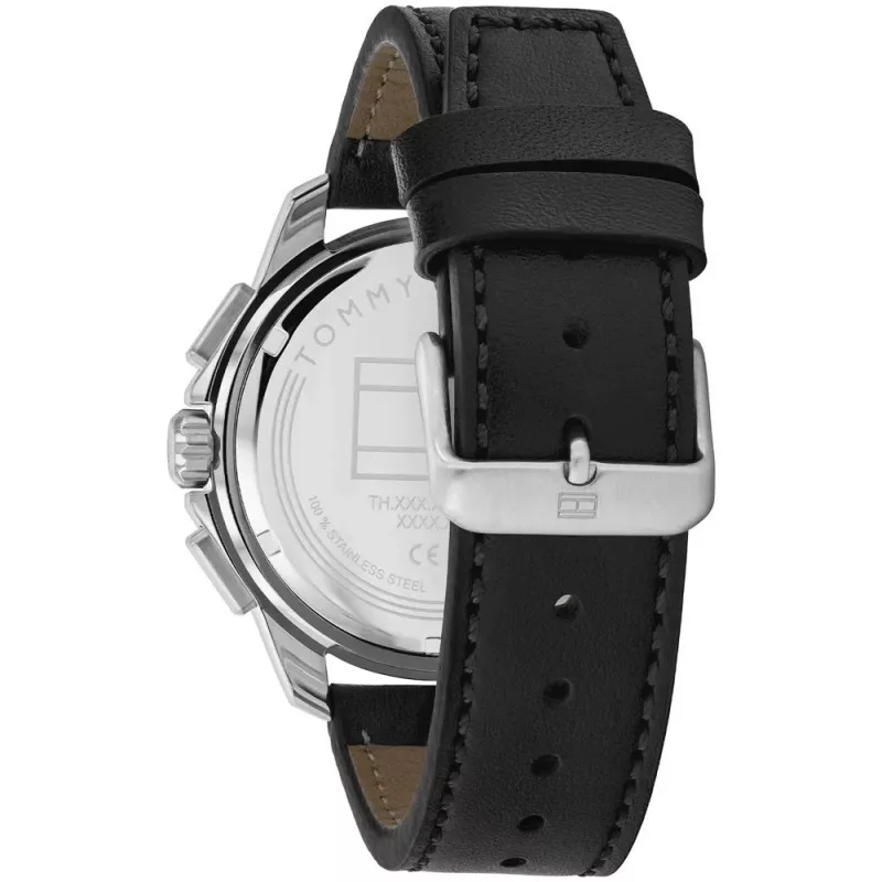 Tommy Hilfiger Reloj de hombre 1710619 analógico de cuarzo 46mm Esfera azul Acero inoxidable