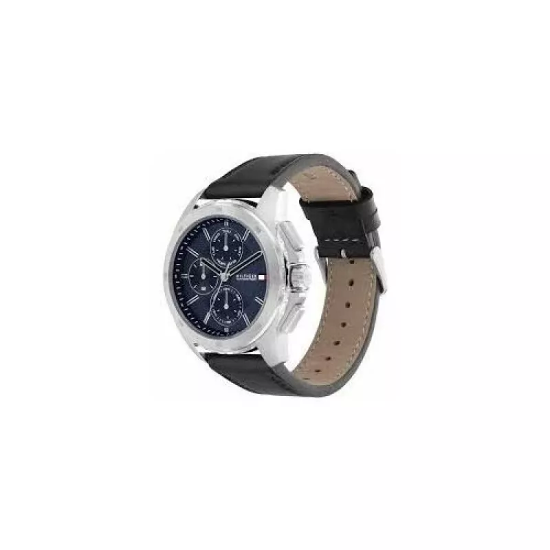Tommy Hilfiger Reloj de hombre 1710619 analógico de cuarzo 46mm Esfera azul Acero inoxidable