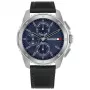 Tommy Hilfiger Reloj de hombre 1710619 analógico de cuarzo 46mm Esfera azul Acero inoxidable