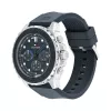 Tommy Hilfiger reloj analógico de cuarzo hombre 1710687 48 mm acero inoxidable esfera azul