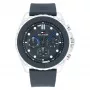 Tommy Hilfiger reloj analógico de cuarzo hombre 1710687 48 mm acero inoxidable esfera azul