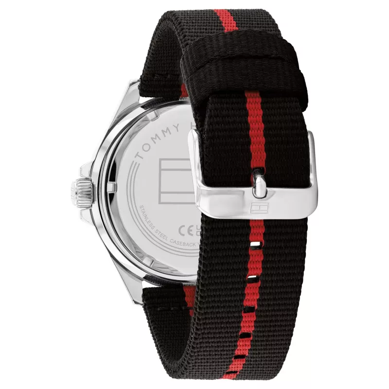 Reloj de hombre Tommy Hilfiger 1792010 analógico de cuarzo 43mm acero inoxidable esfera azul