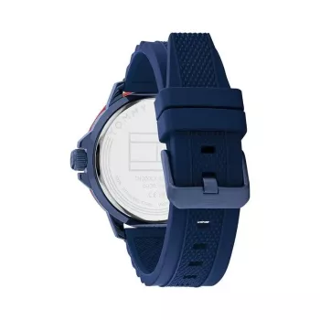 Tommy Hilfiger Reloj de hombre 1792022 Analógico Cuarzo 48mm Acero inoxidable Esfera azul