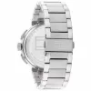 Tommy Hilfiger reloj de hombre analógico de cuarzo 1792117 44mm acero inoxidable esfera azul correa plateada