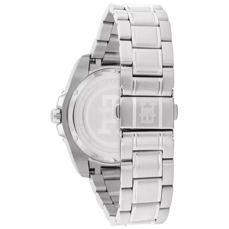 Tommy Hilfiger reloj analógico de cuarzo de hombre 1792131 42mm esfera azul cuero marrón