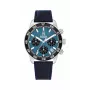 Tommy Hilfiger Reloj de cuarzo analógico para hombre 1792187 41mm Acero inoxidable Esfera azul