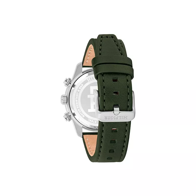 Tommy Hilfiger Hombre 1792188 Reloj analógico de cuarzo 40 mm Acero inoxidable Esfera azul