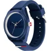Tommy Hilfiger Hombre Damon Reloj de cuarzo 1791927 45mm esfera azul acero inoxidable correa de malla