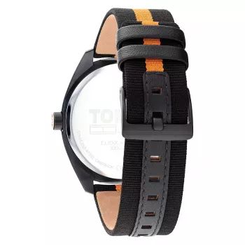 Tommy Hilfiger Reloj hombre Damon cuarzo 1792042 45 mm acero inoxidable esfera azul