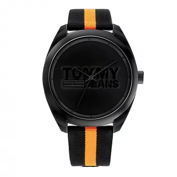 Tommy Hilfiger Reloj hombre Damon cuarzo 1792042 45 mm acero inoxidable esfera azul