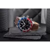 Tommy Hilfiger Reloj de cuarzo Damon para hombre 1792166 40mm esfera azul piel marrón