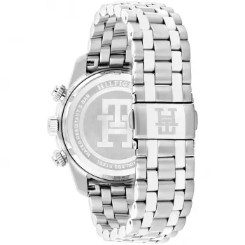 Tommy Hilfiger reloj de cuarzo de hombre Damon 1792185 41mm esfera azul acero inoxidable