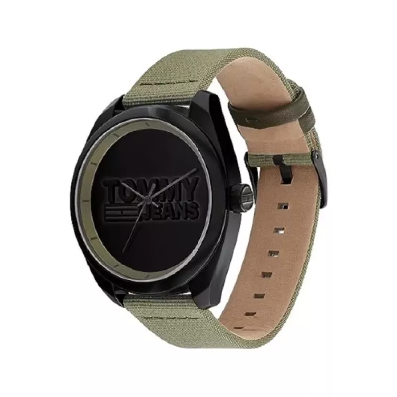 Tommy Hilfiger Reloj cronógrafo Decker de hombre 1792040 45 mm acero inoxidable esfera azul