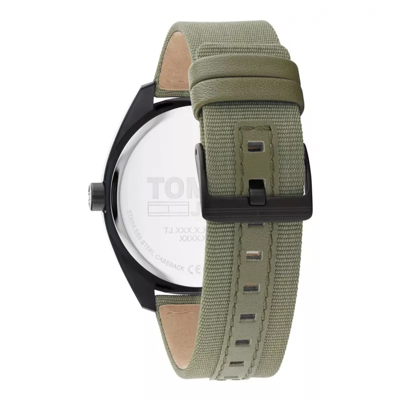 Tommy Hilfiger Reloj cronógrafo Decker de hombre 1792040 45 mm acero inoxidable esfera azul