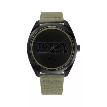 Tommy Hilfiger Reloj cronógrafo Decker de hombre 1792040 45 mm acero inoxidable esfera azul