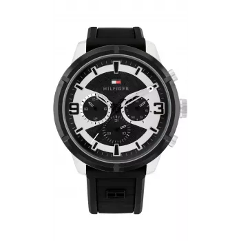 Tommy Hilfiger reloj analógico de cuarzo de hombre Decker 1792074 44mm acero inoxidable esfera azul