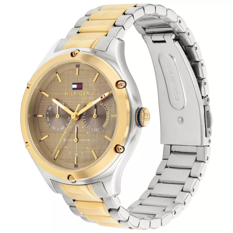 Tommy Hilfiger Reloj de cuarzo de hombre Decker 1782658 40mm Esfera azul Acero inoxidable