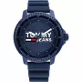 Tommy Hilfiger reloj hombre Decker cuarzo 1792000 46 mm esfera azul piel marrón