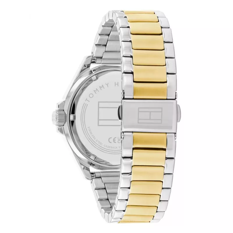 Tommy Hilfiger Reloj de cuarzo para hombre Decker 1792013 43mm esfera azul piel marrón