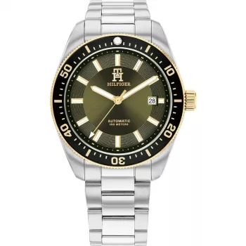 Tommy Hilfiger Reloj de hombre Decker Cuarzo 1792155 40mm esfera azul Acero Inoxidable