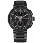Tommy Hilfiger Decker Reloj de cuarzo hombre 44mm acero inoxidable esfera azul correa de piel marrón