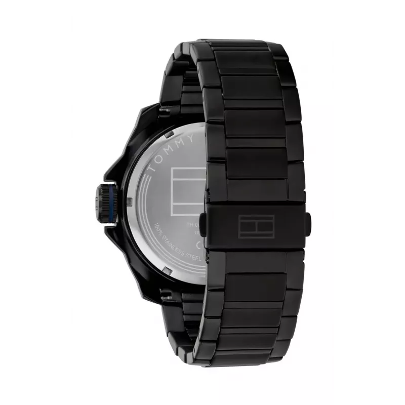 Tommy Hilfiger Reloj analógico de cuarzo de hombre 1792139 49mm Azul Silicona