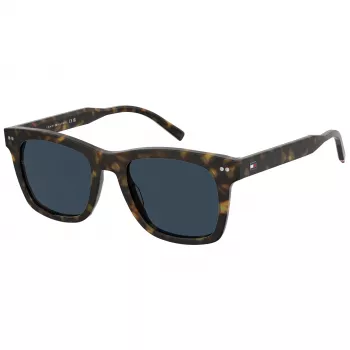 Tommy Hilfiger Gafas de sol hombre TH-2184-S-086 Montura havana lentes grises 52mm