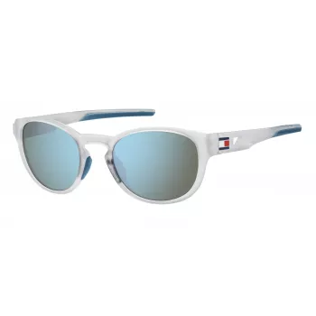 Gafas de sol rectangulares de hombre Tommy Hilfiger TH-1912-S-2M4 - montura negra lente gris humo 54 mm