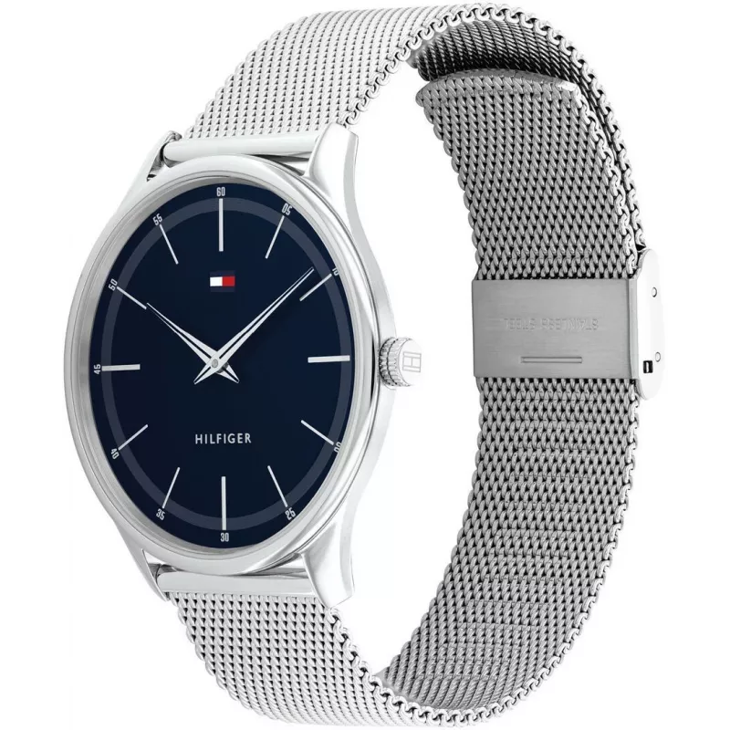Reloj de cuarzo de hombre TOMMY HILFIGER TH Sport 40mm esfera azul correa de piel marrón 1710468