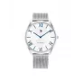 TOMMY HILFIGER Reloj hombre 1710512 43mm esfera azul correa de piel marrón