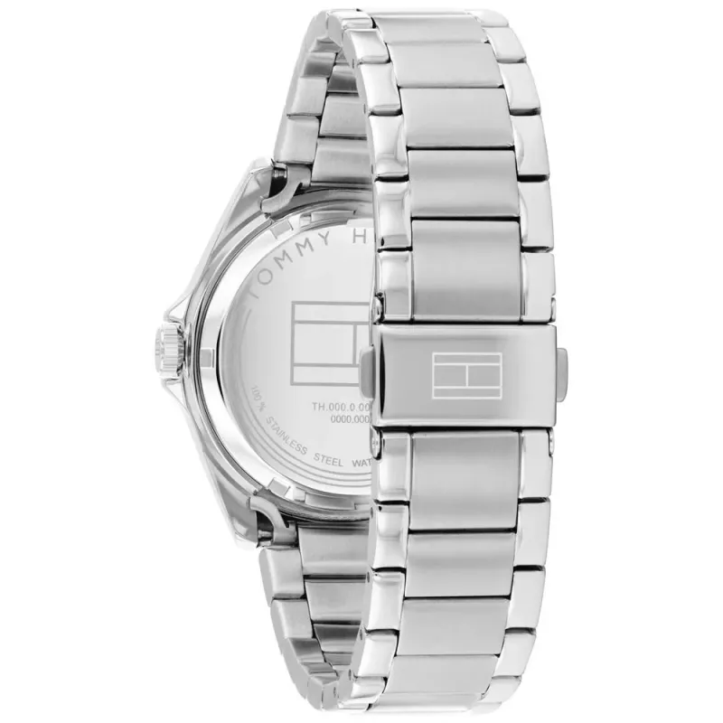 Tommy Hilfiger Reloj para hombre 1710718 39 mm esfera azul correa de piel marrón