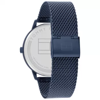 Tommy Hilfiger Reloj para hombre 1791841 43mm acero inoxidable esfera azul