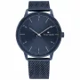 Tommy Hilfiger Reloj para hombre 1791841 43mm acero inoxidable esfera azul