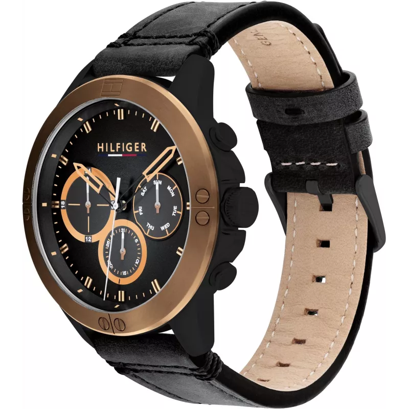 Tommy Hilfiger reloj de hombre 1791893 46mm acero inoxidable esfera azul