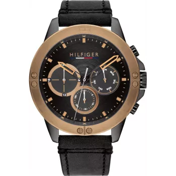 Tommy Hilfiger reloj de hombre 1791893 46mm acero inoxidable esfera azul