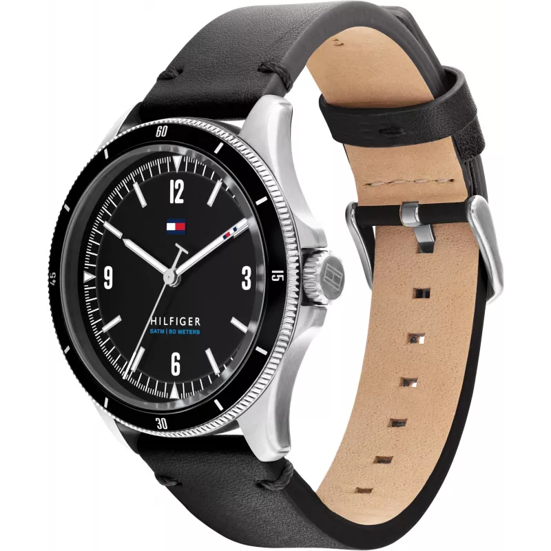 Reloj de hombre Tommy Hilfiger 1791904 44mm acero inoxidable esfera azul