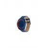 Tommy Hilfiger Reloj para hombre 1792041 45 mm esfera azul correa de piel marrón