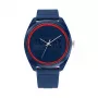 Tommy Hilfiger Reloj para hombre 1792041 45 mm esfera azul correa de piel marrón